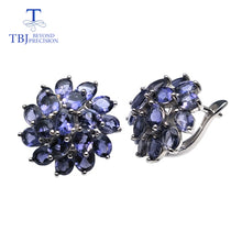 Load image into Gallery viewer, TBJ,Elegance natural iolite gemstone jewelry set